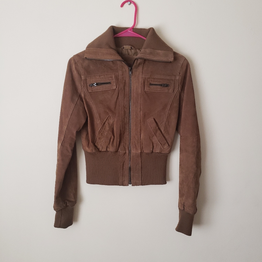 Brown leather Jacket
